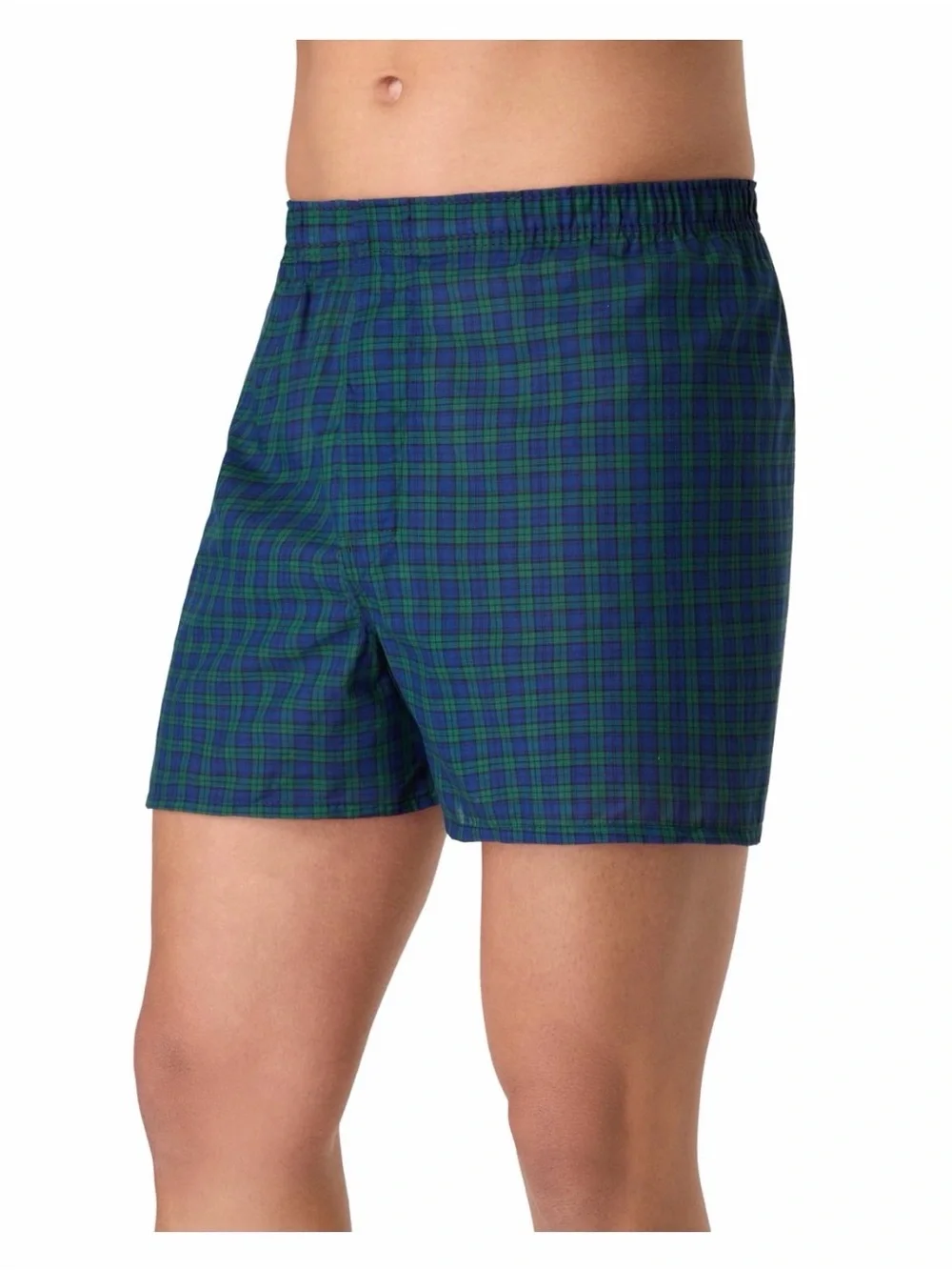 💜 Hanes Men's Woven Boxers, 3 Pack Size:2X(44-46)